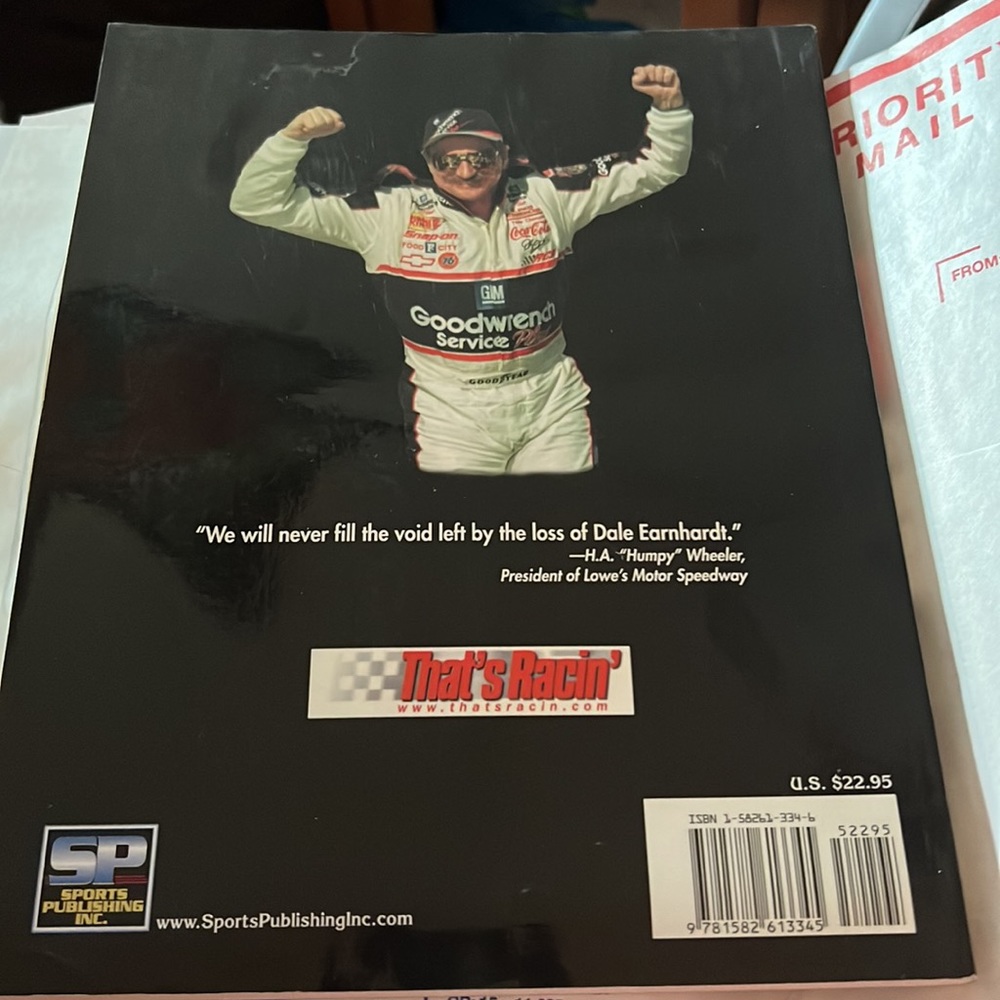 Dale Earnhardt: Rear View Mirror  Book - Picture 2 of 5